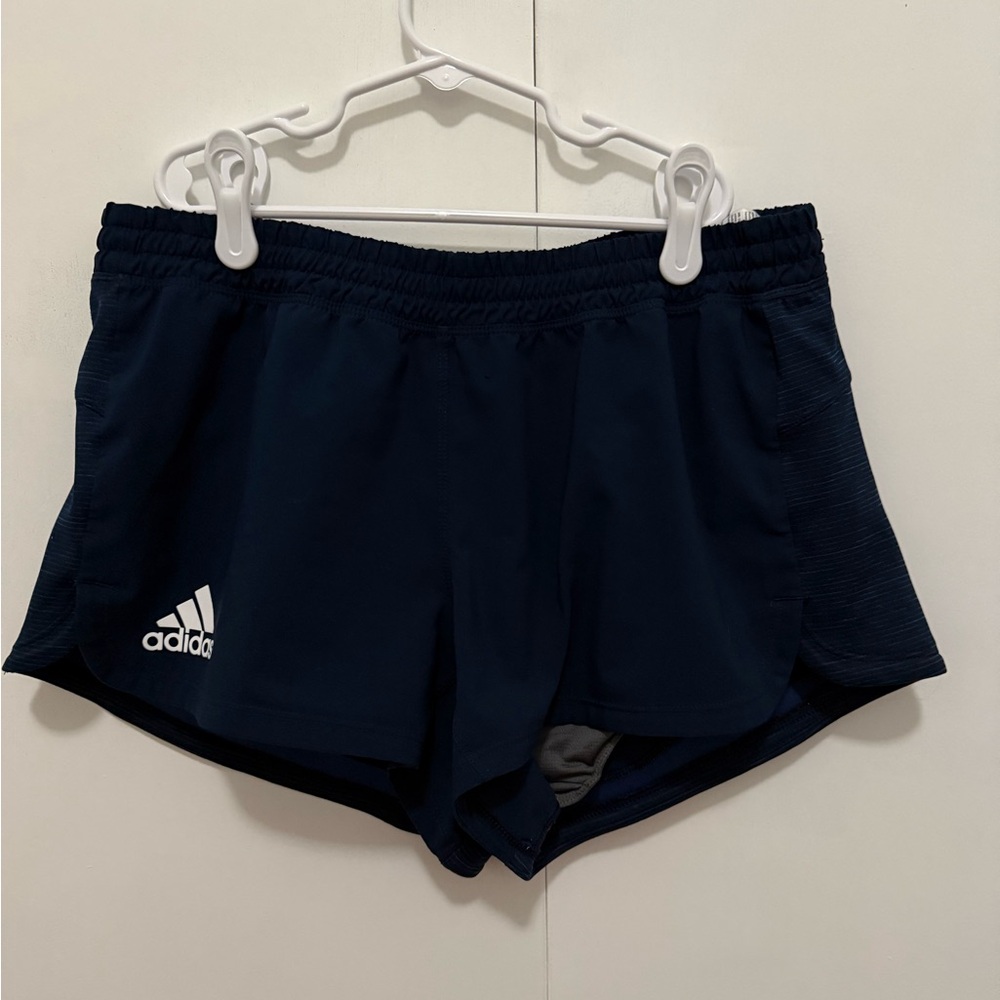 Adidas Aeroready GameMode Running Shorts in Navy Blue, Size Medium